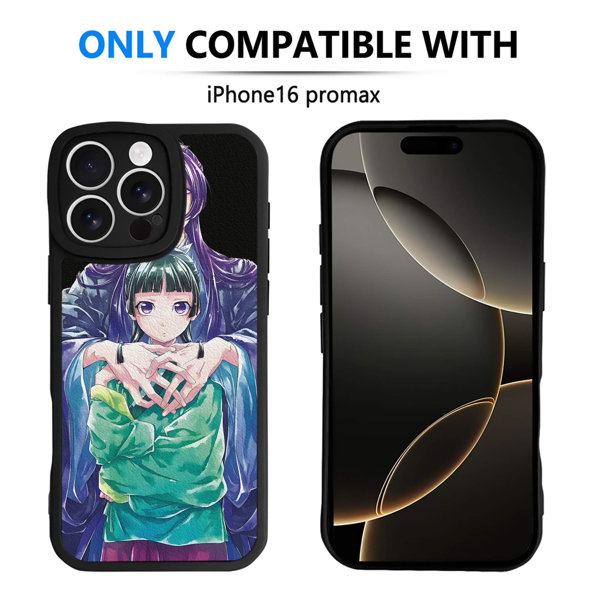 （画像用） 薬屋のひとりごと The Apothecary Diaries 【iPhone 16シリーズ対応】シリコンスマホケース（レザー調） 材質：シリコン